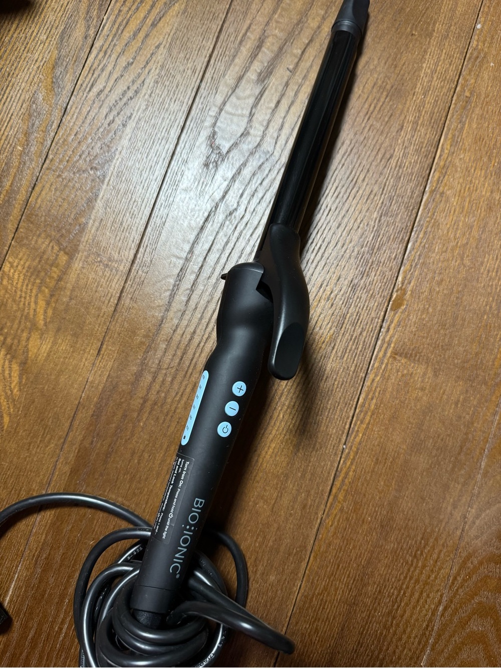 Bio Ionic Black Curling Wand - Black